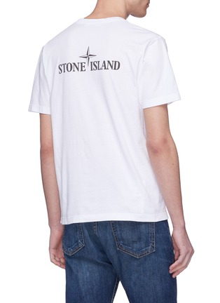 背面 - 点击放大 - STONE ISLAND - 品牌标志纯棉T恤