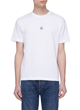 首图 - 点击放大 - STONE ISLAND - 品牌标志纯棉T恤
