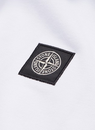  - STONE ISLAND - 品牌标志徽章修身棉质polo衫