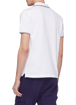 背面 - 点击放大 - STONE ISLAND - 品牌标志徽章修身棉质polo衫