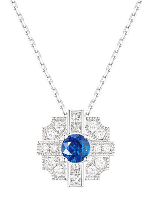 首图 - 点击放大 - CENTAURI LUCY - Tamara蓝宝石及钻石18k白金项链