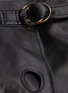 细节 - 点击放大 - SELF-PORTRAIT - 圆形镂空包裹式人造皮革半裙