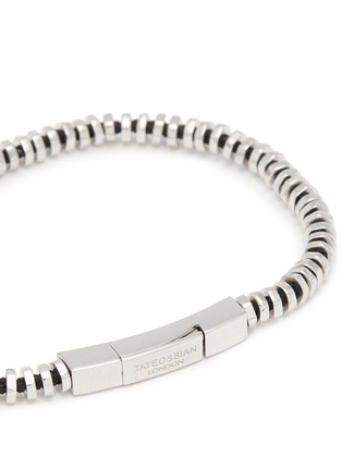 细节 - 点击放大 - TATEOSSIAN - Silver disc bead bracelet