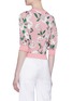 背面 - 点击放大 - ALICE + OLIVIA - Brandy花卉图案针织衫