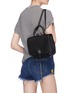 模特儿示范图 - 点击放大 - REBECCA MINKOFF - Darren两种背法中号鹿皮双肩包
