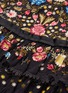 细节 - 点击放大 - NEEDLE & THREAD - Pandora花卉刺绣荷叶边薄纱连衣裙