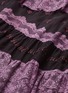 细节 - 点击放大 - NEEDLE & THREAD - Astra花卉刺绣蕾丝荷叶边网纱半身裙