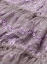 细节 - 点击放大 - NEEDLE & THREAD - Primrose花卉刺绣天鹅绒系带挖肩蛋糕裙