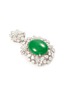细节 - 点击放大 - SAMUEL KUNG - Diamond jade 18k white gold pendant