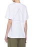 背面 - 点击放大 - PROENZA SCHOULER - PSWL Pyramid品牌名称三角形印花纯棉T恤