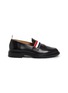 首图 - 点击放大 - THOM BROWNE - 三色条纹搭带真皮乐福鞋