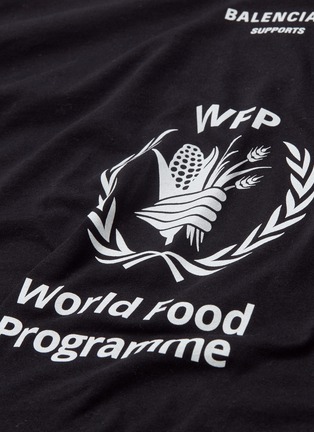  - BALENCIAGA - x World Food Programme英文标语oversize T恤