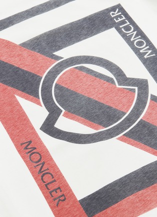  - MONCLER - x Craig Green拼色品牌标志印花T恤