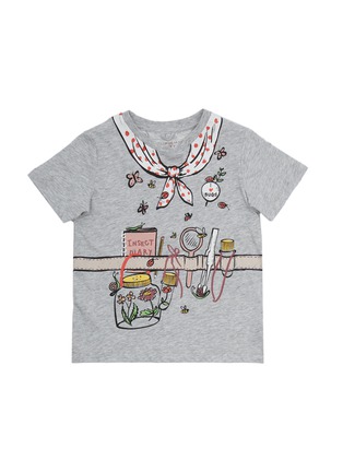 首图 - 点击放大 - STELLA MCCARTNEY - I Love Ladybugs儿童款系结昆虫有机棉T恤