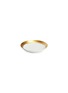  - L'OBJET - Zen镀金笔触陶瓷酱汁碟－白色及金色
