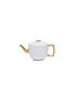 首图 –点击放大 - L'OBJET - Zen小号镀金陶瓷茶壶－白色及金色