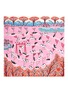 首图 –点击放大 - SHANG XIA - 动物滑冰图案桑蚕丝方巾－粉色