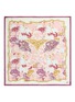 首图 –点击放大 - SHANG XIA - 花卉图案羊绒混丝方巾－复古粉色