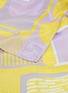 细节 –点击放大 - SHANG XIA - 几何家具图案棉混丝方巾－芥黄色