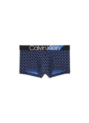 首图 - 点击放大 - CALVIN KLEIN UNDERWEAR - Bold Accents品牌名称几何图案平脚内裤