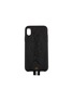 首图 - 点击放大 - CHAOS - Blackout logo压纹鹿皮手机壳（黑色）－iPhone X/XS