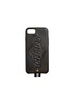 首图 - 点击放大 - CHAOS - Blackout logo压纹鹿皮手机壳（黑色）－iPhone7/8
