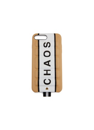 首图 - 点击放大 - CHAOS - logo软垫鹿皮手机壳（棕黄色）－iPhone 7 Plus/8 Plus
