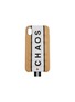 首图 - 点击放大 - CHAOS - logo软垫鹿皮手机壳（棕黄色）－iPhone X/XS