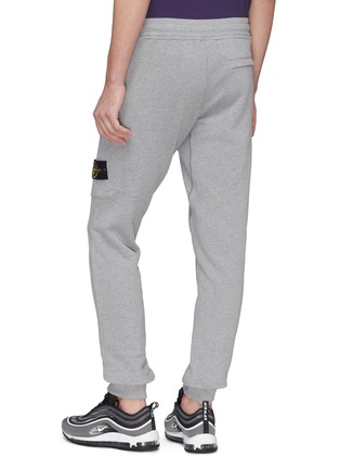 背面 - 点击放大 - STONE ISLAND - 品牌标志徽章口袋抽绳休闲裤