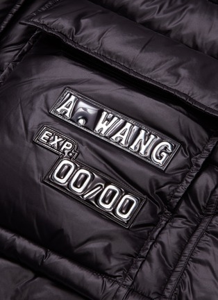  - ALEXANDERWANG - 信用卡元素徽章羽绒夹克