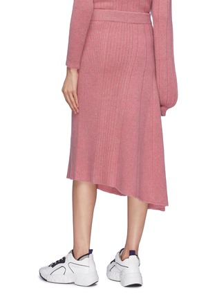 背面 - 点击放大 - SIRLOIN - Smlkirt不对称设计羊毛混羊绒针织半裙