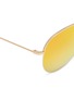 细节 - 点击放大 - VICTORIA BECKHAM - Classic Victoria金属镜框飞行员镜面太阳眼镜
