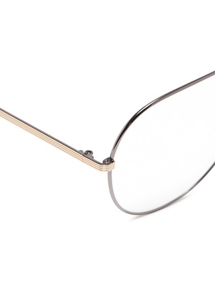 细节 - 点击放大 - VICTORIA BECKHAM - Metal aviator optical glasses