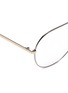 细节 - 点击放大 - VICTORIA BECKHAM - Metal aviator optical glasses