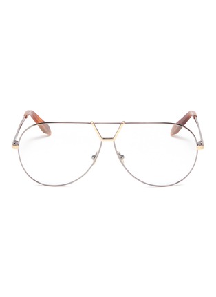 首图 - 点击放大 - VICTORIA BECKHAM - Metal aviator optical glasses