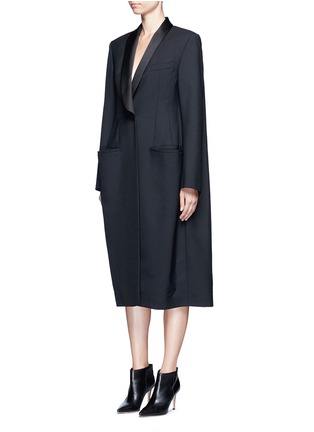 正面 - 点击放大 - BALENCIAGA - 单色混羊毛大衣