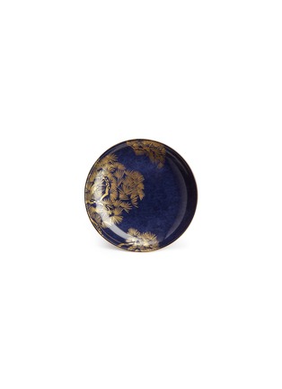 首图 –点击放大 - L'OBJET - Zen Bonsai镀金松枝图案陶瓷酱汁碟－深蓝色及金色