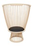 首图 –点击放大 - TOM DIXON - Fan白蜡木真皮座椅－自然木色