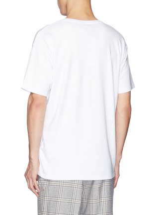 背面 - 点击放大 - REILLY - Drake中性款拼接人像图案T恤