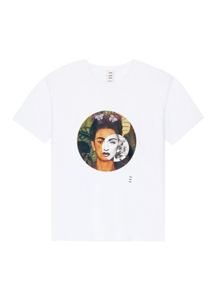 首图 - 点击放大 - REILLY - Fridonna Frida中性款画家及歌手肖像印花T恤
