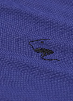  - LANVIN - 鲨鱼刺绣纯棉polo衫