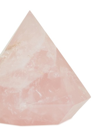 细节 –点击放大 - LANE CRAWFORD - x Stoned Crystals Love Triangle几何水晶摆件－玫瑰石英