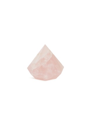 首图 –点击放大 - LANE CRAWFORD - x Stoned Crystals Love Triangle几何水晶摆件－玫瑰石英