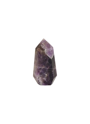 首图 –点击放大 - LANE CRAWFORD - x Stoned Crystals Chevronica几何水晶摆件－紫水晶