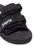 细节 - 点击放大 - Palm Angels - x SUICOKE品牌名称双重搭带拖鞋