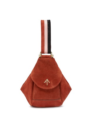 首图 - 点击放大 - MANU ATELIER - 'Fernweh' stripe shoulder strap micro suede handbag