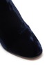 细节 - 点击放大 - SOPHIA WEBSTER - Stella仿水晶粗跟天鹅绒短靴