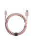 首图 - 点击放大 - NATIVE UNION - Belt充电线缆（粉色）－3米