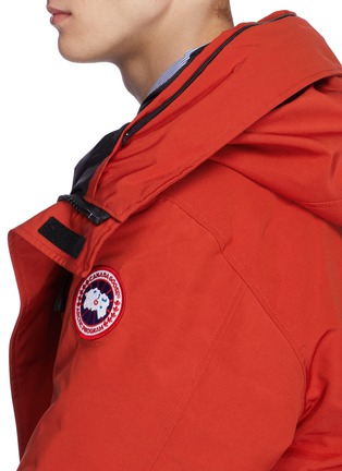 细节 - 点击放大 - CANADA GOOSE - Langford郊狼毛边饰羽绒派克大衣