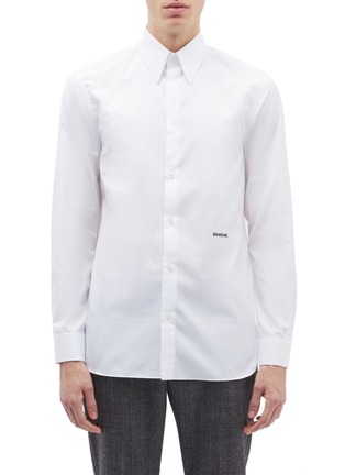 首图 - 点击放大 - CALVIN KLEIN 205W39NYC - 品牌名称刺绣纯棉衬衫